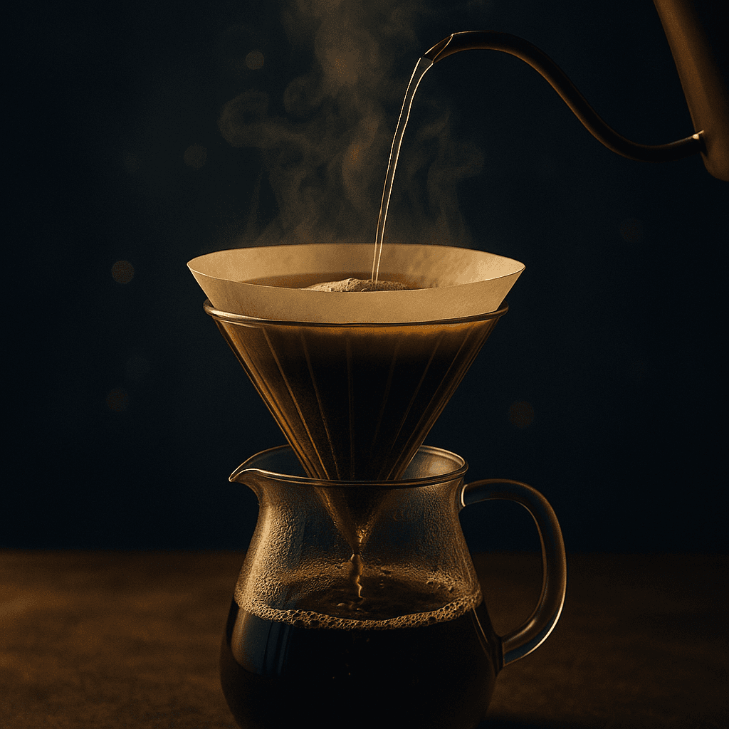 Proceso de preparación de café