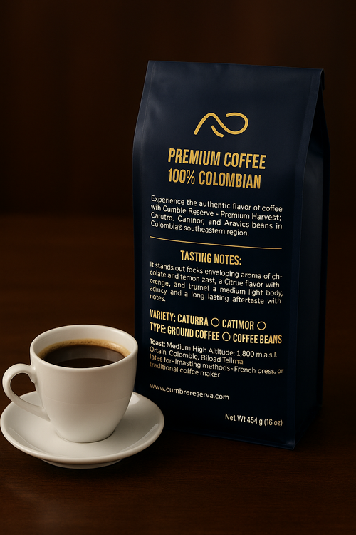 Cumbre Reserva – Café Caturra Molido 454g (Tueste Medio)