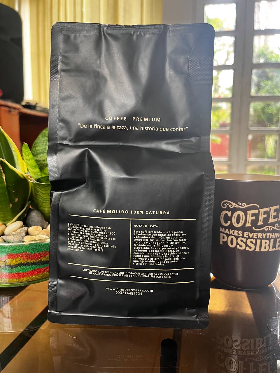 Cumbre Reserva – Café Caturra 100% en grano